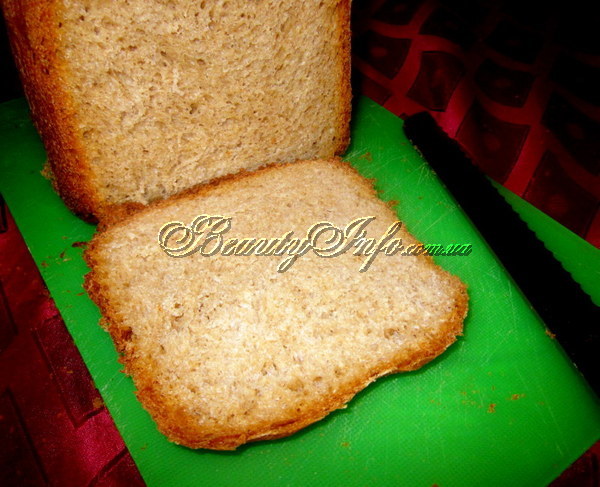 Домашний хлеб из хлебопечки - рецепт