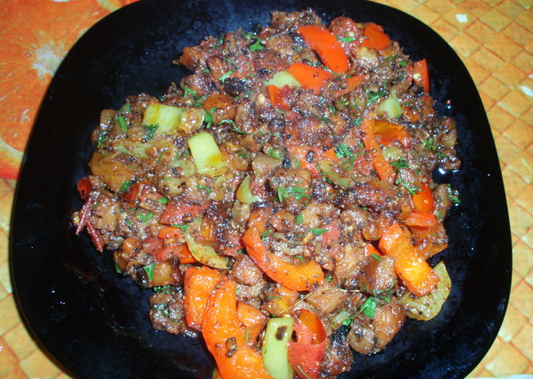 Сабджи - индийское овощное блюдо