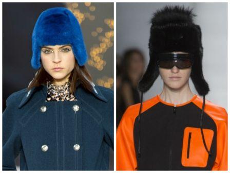 Chanel и Michael Kors - шапки-ушанки