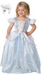 Платье принцессы голубого цвета для маленькой девочки