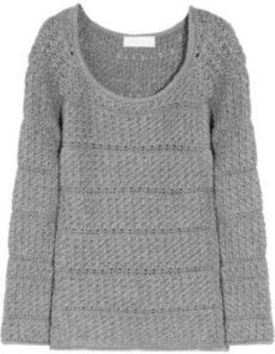 Серый кашемировый свитер
