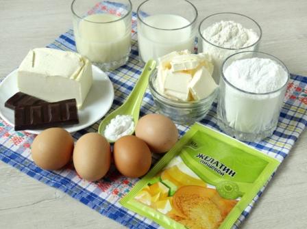 продукты для приготовления торта птичье молоко
